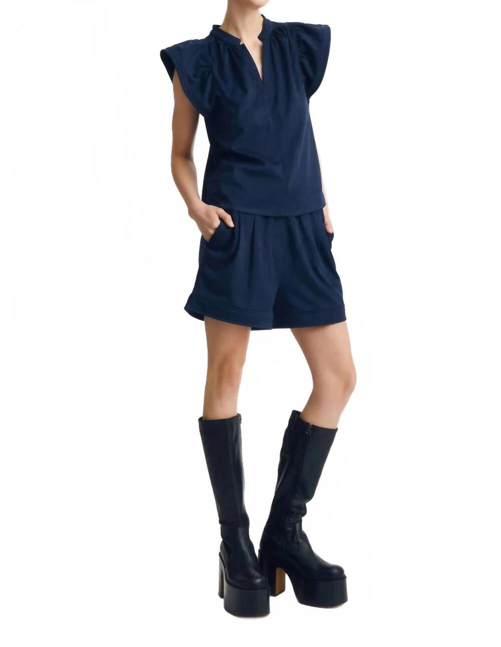 NEW MELISSA NEPTON maryam short in navy